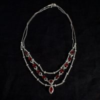4ct Tiered Diamond Choker Necklace 18k