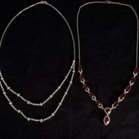 4ct Tiered Diamond Choker Necklace 18k