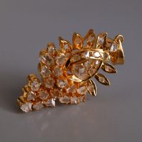 Hand Cut Diamond Pendant Chinese Vintage 20k