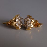 2.5ctw Antique Diamond Stud Earrings 20k Chinese