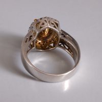 3ct Unheated Vivid Red Ruby Ring Vintage 18k