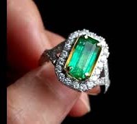 colombian emerald art deco ring video