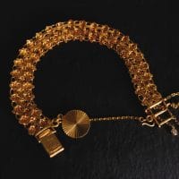 Chinese Lace Gold Bracelet 20k Vintage