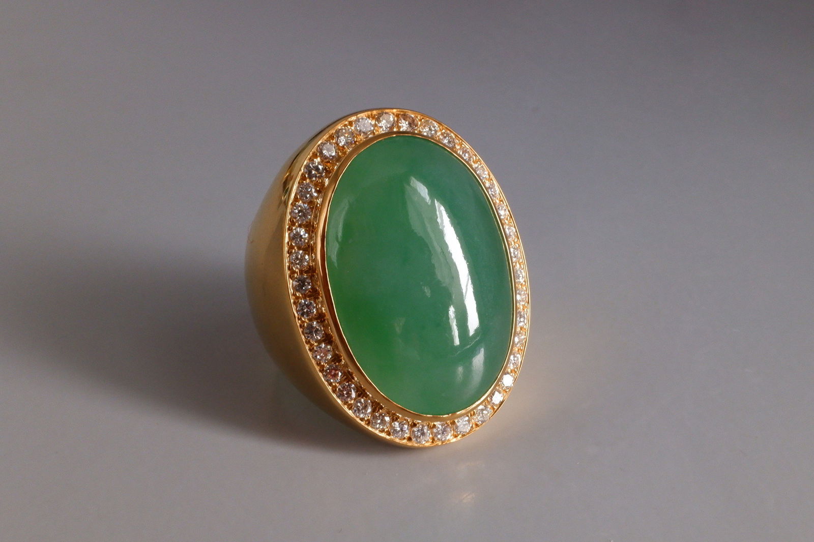 Gem Gardener, large jade ring, art deco jade ring, big green jade ring, jadeite jade rings for sale, mens vintage gold jade ring, mens vintage jadeite ring, jade ring singapore