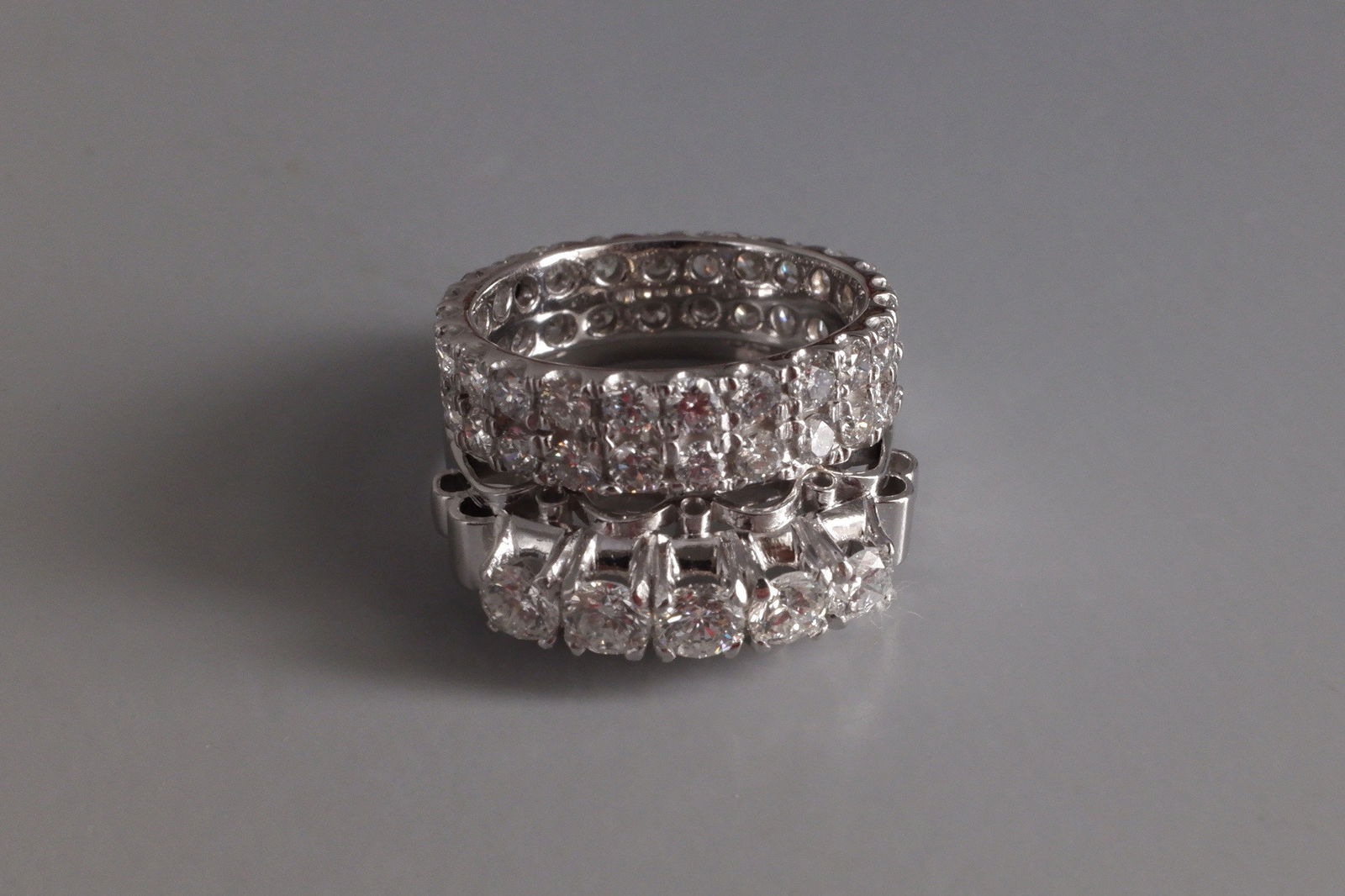 Platinum Antique 5 Stone Diamond Ring Chinese | Gem Gardener