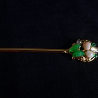 Gem Gardener, chinese hairpin stick, chinese drama golden hairpin, antique chinese hair ornaments, ancient chinese hair stick, antique chinese hair pins, antique oriental hair pins, antique hair pins jewelry, peranakan hair accessories, peranakan hairpin