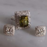 5ct Alexandrite Chrysoberyl Pillow Ring 18k