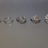 Gem Gardener, vintage rings singapore, flower ring singapore, diamond flower ring vintage, cluster flower ring white gold, flower cocktail ring, vintage jewellery singapore, antique jewellery singapore, cocktail rings singapore, statement rings singapore