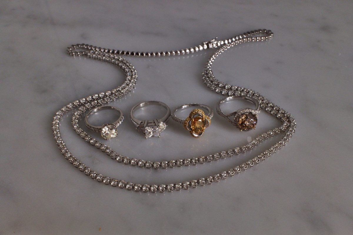 Two Strand Tier Diamond Necklace 18k Gem Gardener