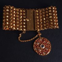 Gem Gardener, wide solid gold bracelet, antique chinese gold bracelet, antique gold charm bracelets for sale, gold etruscan bracelet, peranakan gold bracelet, vintage jewellery singapore, antique jewellery singapore, antique chinese gold jewelry