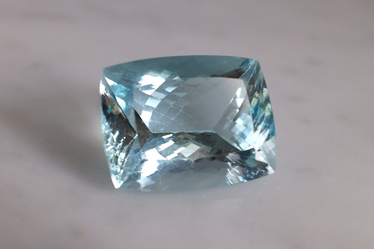 light blue aquamarine stone