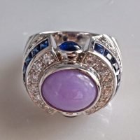 lavender jade ring, purple jade mens ring, lavender jade mens ring, purple jade ring singapore, art deco jade ring, jade ring singapore, purple jade ring, men jade ring white gold, vintage rings singapore, lavender jade and diamond ring, cartier jade ring, vintage gold rings mens, vintage rings for men, jadeite ring singapore, lavender jade jewelry, purple jadeite ring, jade statement ring, jade jewellery singapore, Gem Gardener