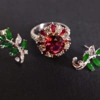 Gem Gardener, 3 carat ruby ring, 3ct ruby ring, ruby ring singapore, ruby diamond ring, red ruby halo ring, ruby jewellery singapore, ruby cocktail ring, cocktail rings singapore, ruby engagement rings singapore, vintage rings singapore