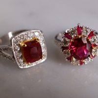 Gem Gardener, 3 carat ruby ring, 3ct ruby ring, ruby ring singapore, ruby diamond ring, red ruby halo ring, ruby jewellery singapore, ruby cocktail ring, cocktail rings singapore, ruby engagement rings singapore, vintage rings singapore