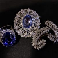 Gem Gardener, large sapphire brooch, antique sapphire and diamond brooches, peranakan brooch, beautiful brooches for sale