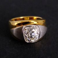 Gem Gardener, mine cut diamond ring, diamond ring mens solitaire, diamond ring mens pinky, 3ct mens diamond ring, vintage diamond mens rings, antique diamond mens ring, diamond ring singapore