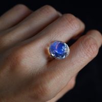 10ct Flawless Faceted Round Moonstone Gem