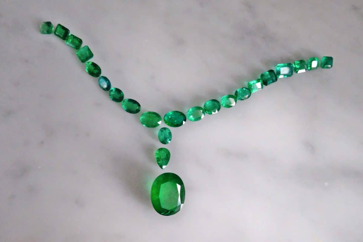 zambian emerald necklace