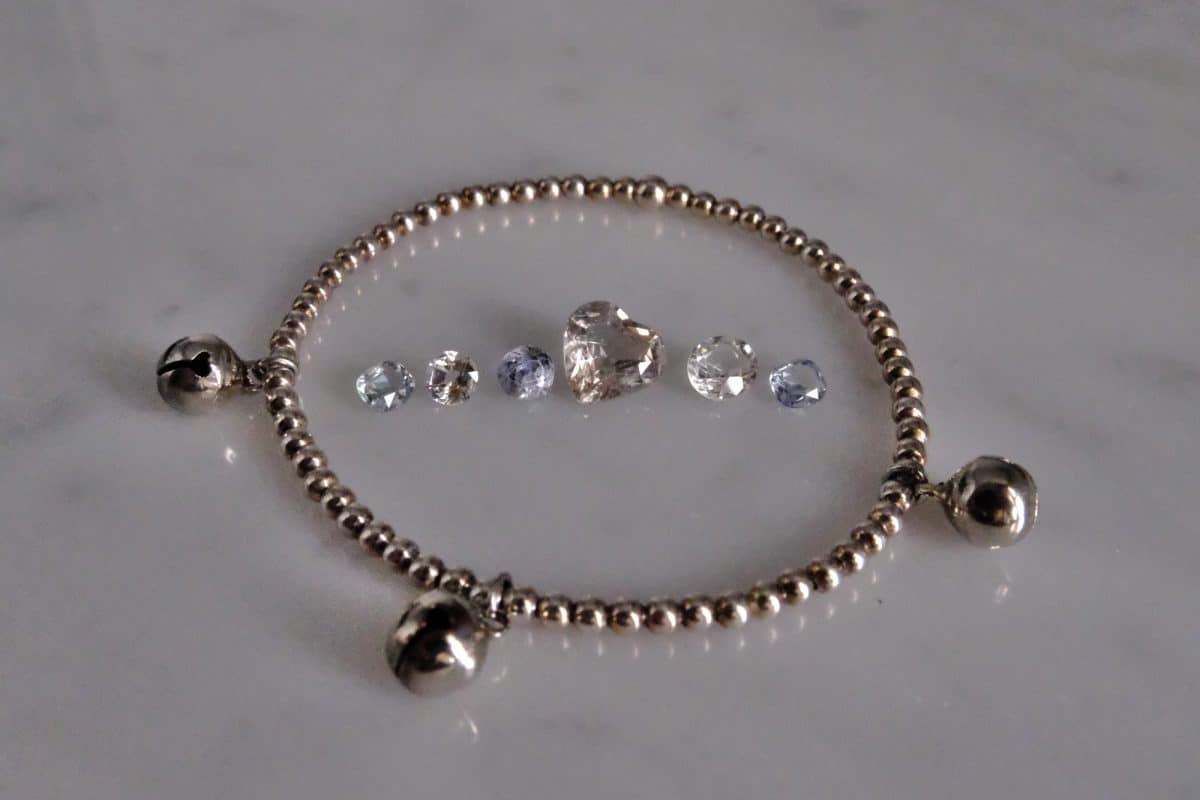 old cut sapphires bell bracelet