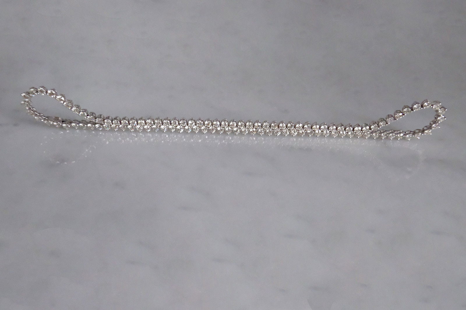 Diamond Tennis Bracelet and Necklace SET 20ctw 18k Gem Gardener