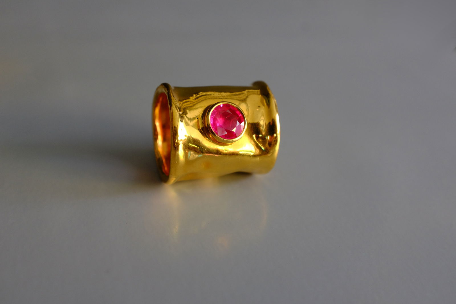 Burmese star ruby ring