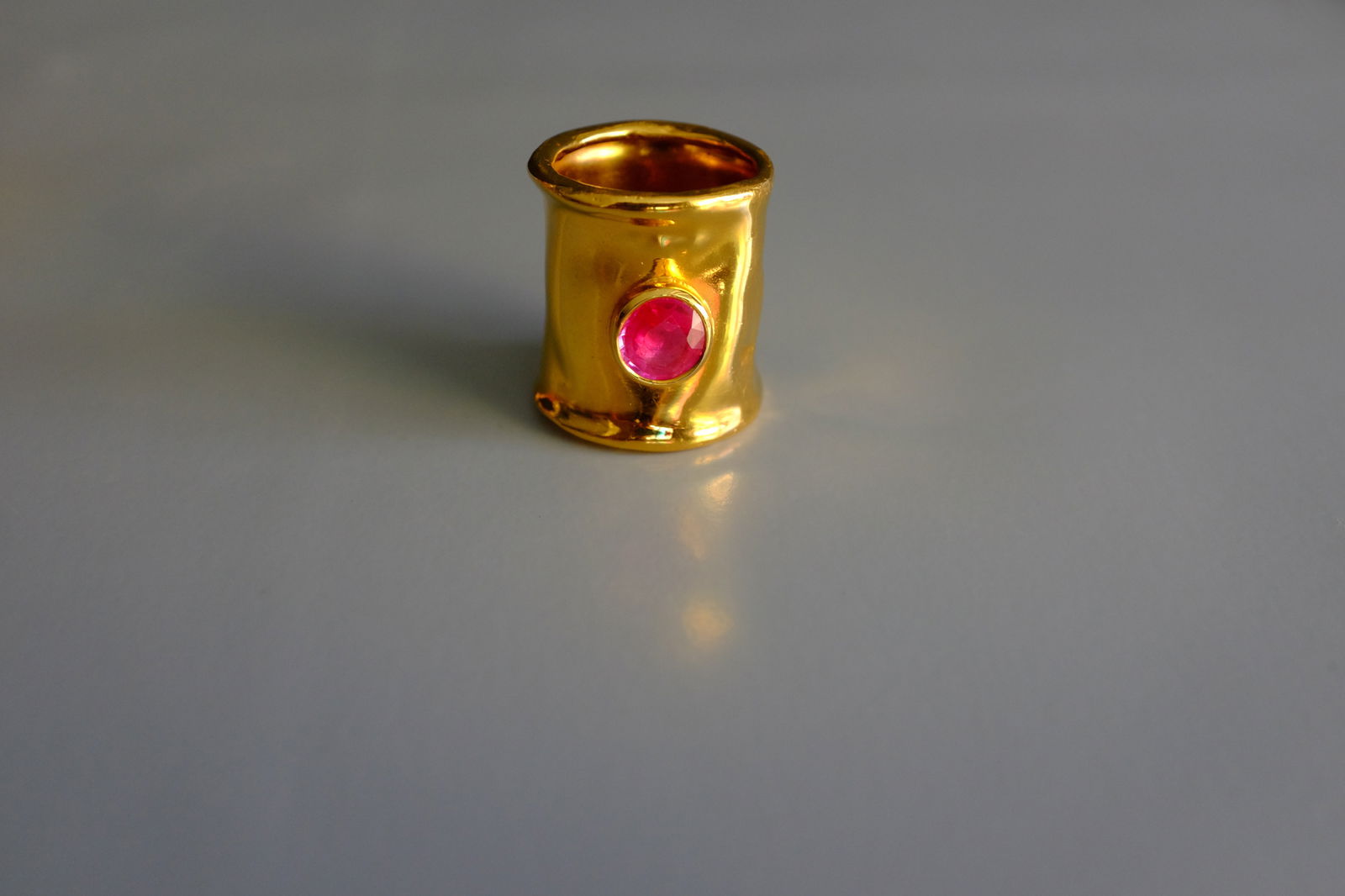 24k gold ring