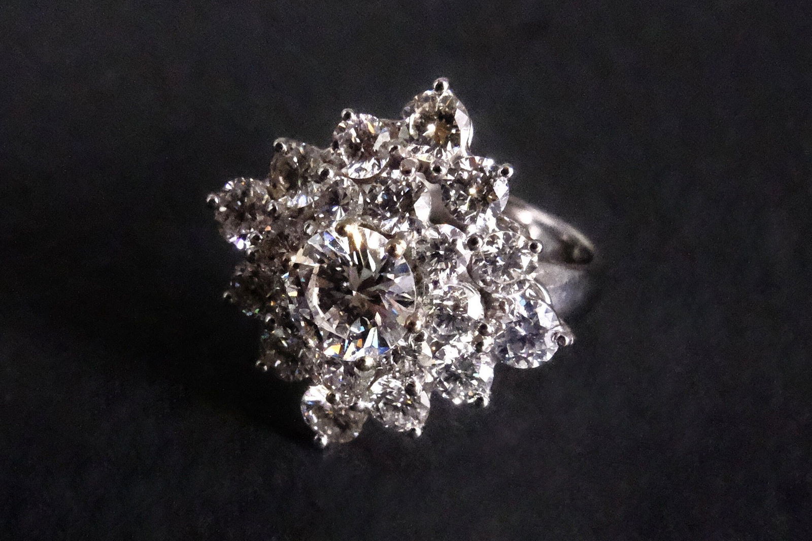 Gem Gardener, Diamond Cluster Cocktail Ring, diamond ring singapore, cocktail ring singapore, diamond cluster wedding ring