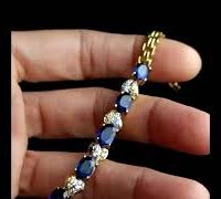 blue sapphire bracelet video thumb