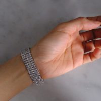 Gem Gardener, wide diamond tennis bracelet, tennis bracelet men, buy diamond tennis bracelet singapore, 5 row diamond tennis bracelet, 5 row diamond bracelet
