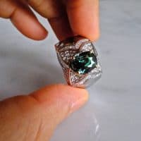 Gem Gardener, alexandrite diamond ring, Brazilian alexandrite ring, alexandrite ring singapore, rare gemstones for sale, 4 ct alexandrite