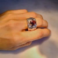 Gem Gardener, alexandrite diamond ring, Brazilian alexandrite ring, alexandrite ring singapore, rare gemstones for sale, 4 ct alexandrite