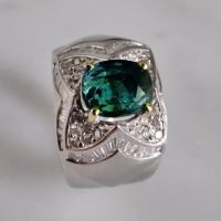 Gem Gardener, alexandrite diamond ring, Brazilian alexandrite ring, alexandrite ring singapore, rare gemstones for sale, 4 ct alexandrite