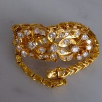 Gem Gardener, old cut diamond bracelet, antique diamond bracelets for sale, old european cut diamond bracelet, peranakan bracelet, antique chinese jewelry, chinese diamond jewelry, antique peranakan jewellery