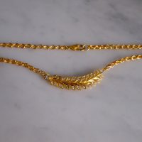 diamond pendant choker necklace, diamond leaf pendant necklace, Gem Gardener, diamond pendant chunky chain necklace, diamond feather pendant necklace, chunky chain necklace with pendant, diamond necklace singapore