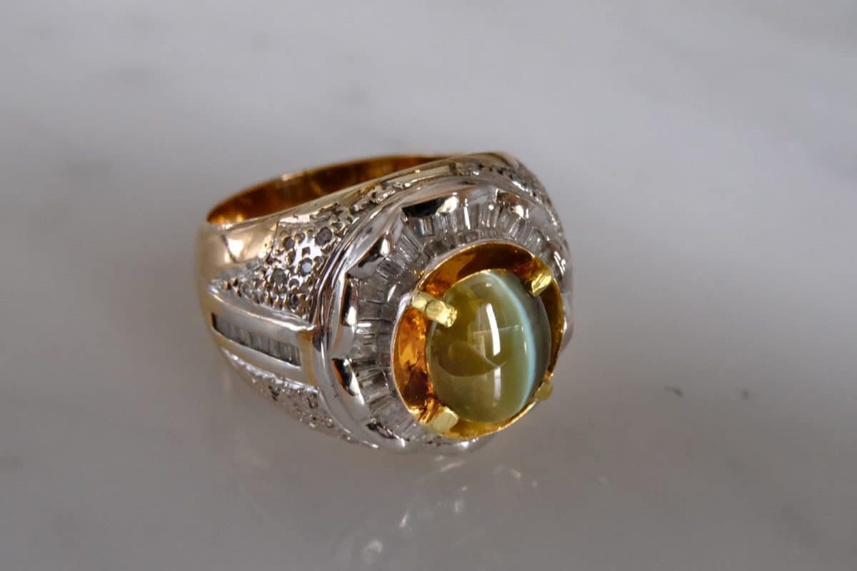 mens cats eye ring for sale