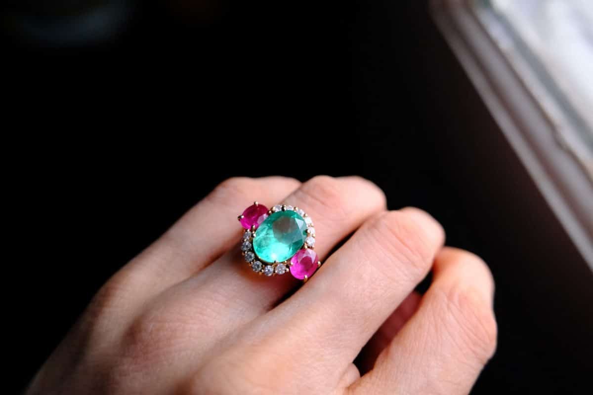 emerald ruby rings