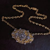 Gem Gardener, antique diamond pendant necklace, vintage diamond pendant necklace, antique diamond pendants for sale, vintage chinese gold jewelry, antique gold jewellery singapore