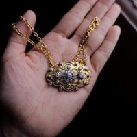 Gem Gardener, antique diamond pendant necklace, vintage diamond pendant necklace, antique diamond pendants for sale, vintage chinese gold jewelry, antique gold jewellery singapore