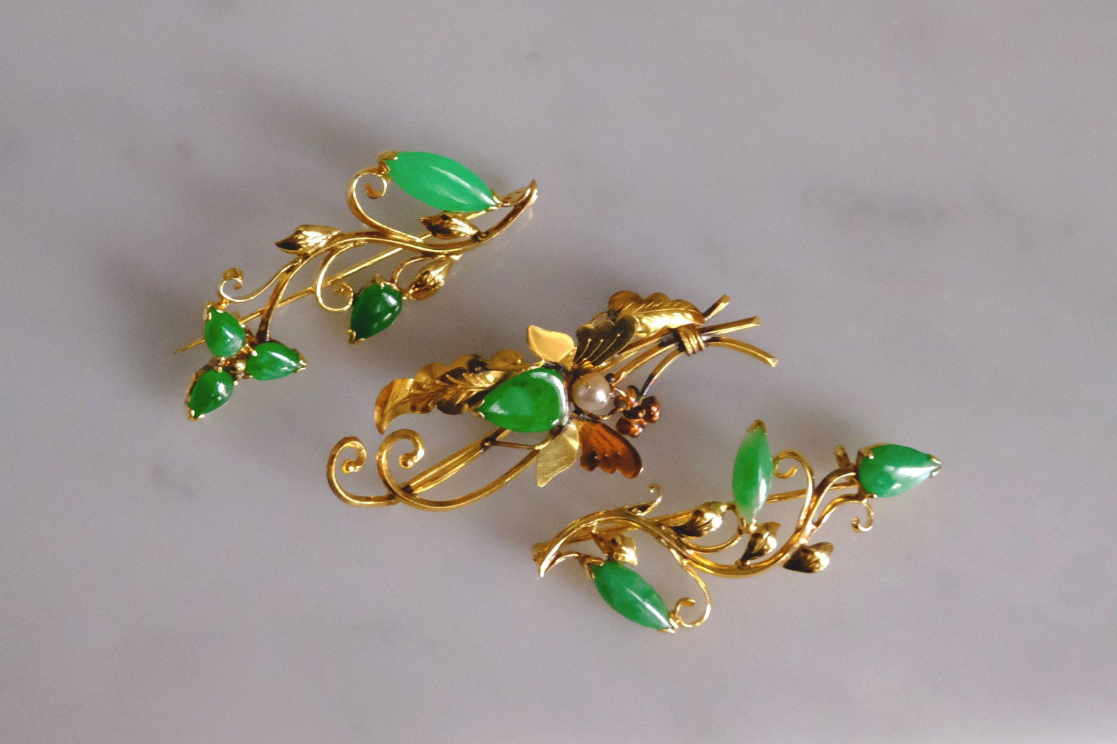 Gem Gardener, Antique Chinese Jade Brooch, jade brooch jewelry, antique jade brooch, vintage jade brooch, brooch pin set, antique jade jewelry for sale