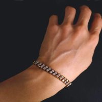 Gem Gardener, diamond bracelets singapore, diamond dainty bracelet gold, vintage diamond bracelets, yellow gold diamond link bracelet