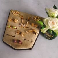 Gem Gardener, Antique Yellow Gold Diamond Earrings, peranakan earrings singapore, diamond earrings vintage, vintage earrings singapore