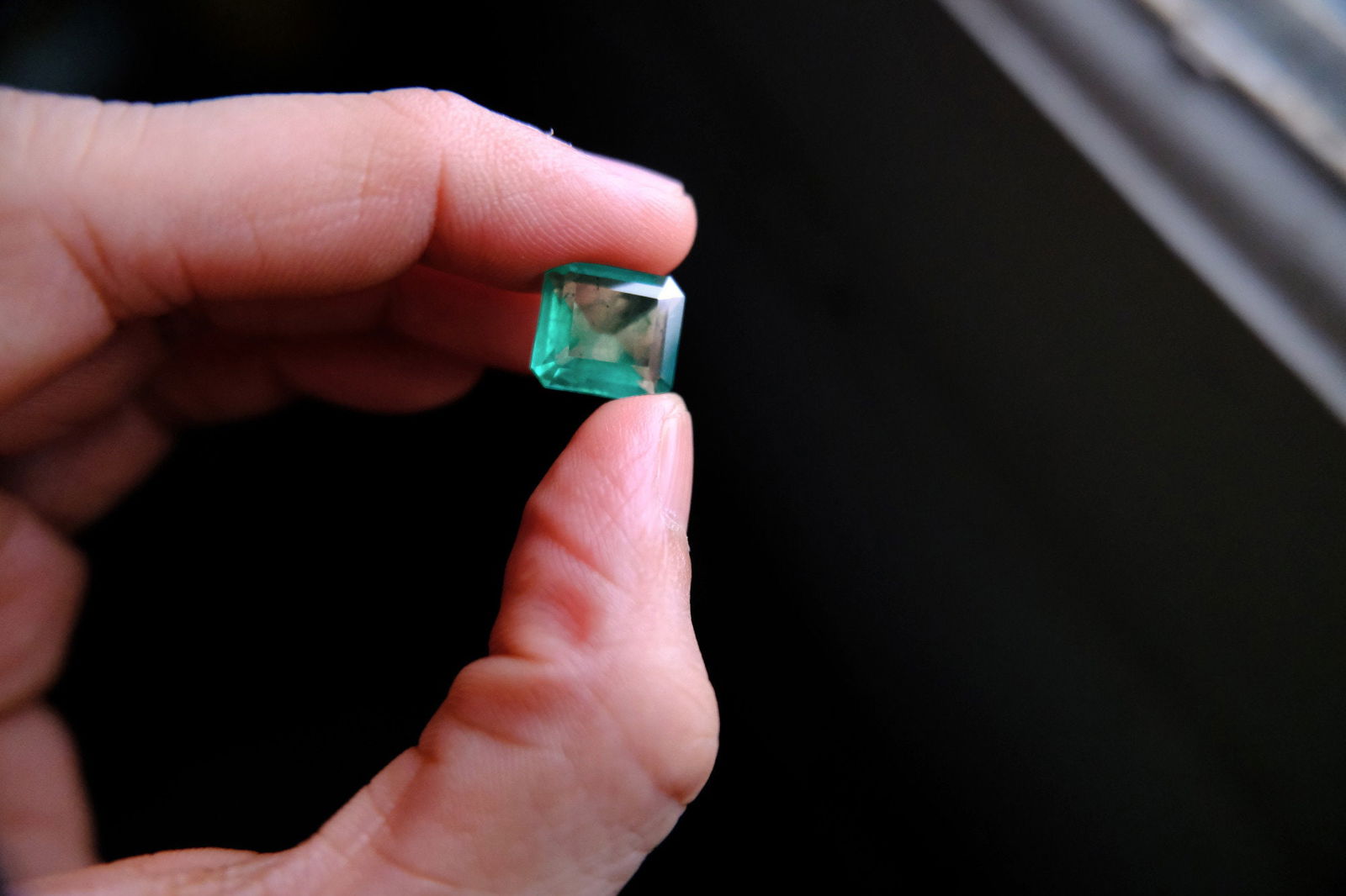 6ct Super Clean Emerald Stone Gem Gardener