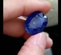 intense blue sapphire unheated video