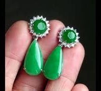 art deco jadeite earrings video