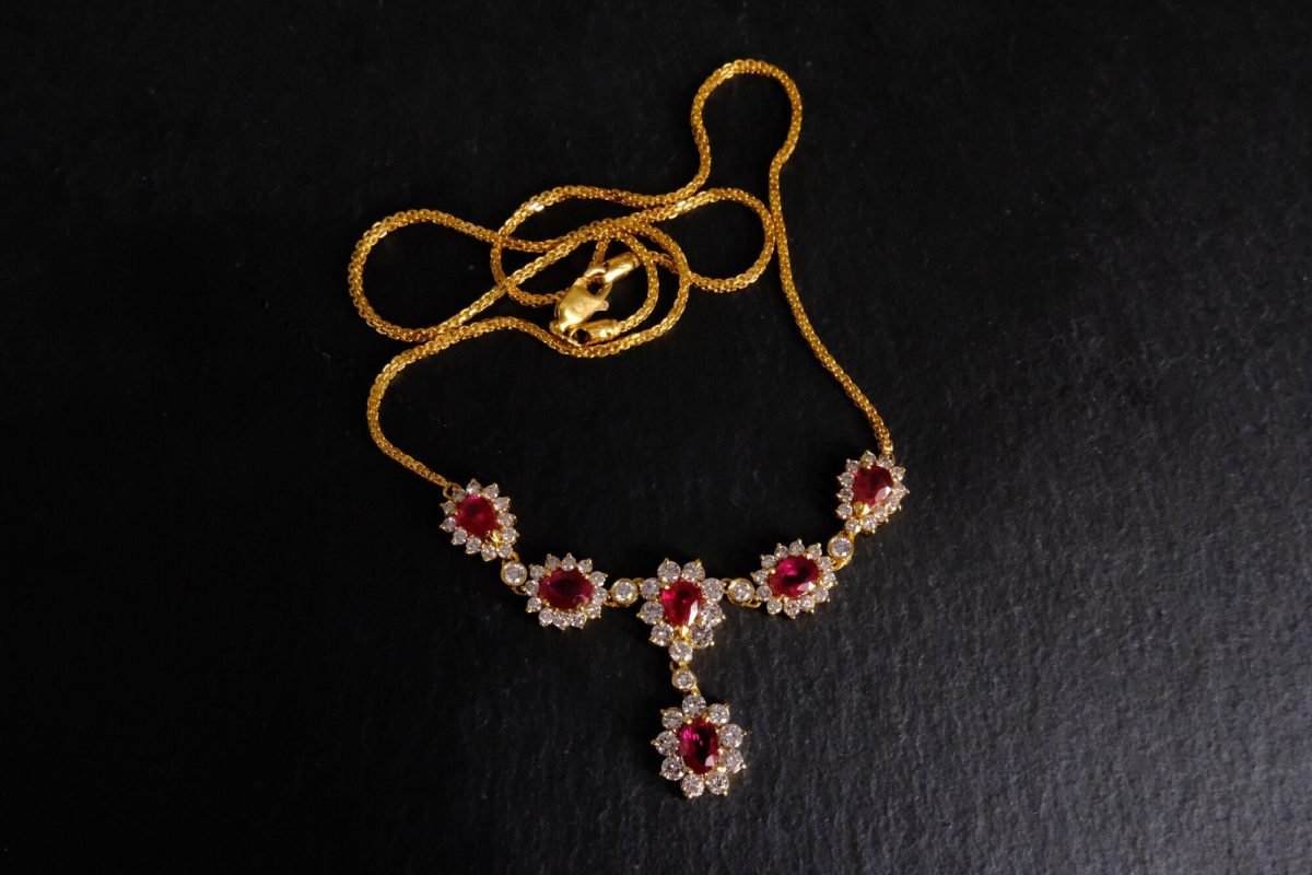 real ruby necklace for sale