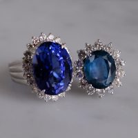 Gem Gardener, twilight blue sapphire, greenish blue sapphire ring, green blue sapphire ring, unheated sapphire engagement rings, sapphire engagement rings singapore