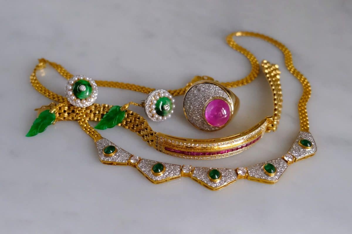 ruby ki jewellery