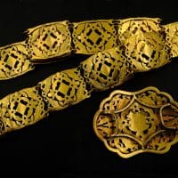 Gem Gardener, Solid Gold Belt, antique gold jewellery singapore, antique gold belt, peranakan gold belt, antique peranakan jewellery