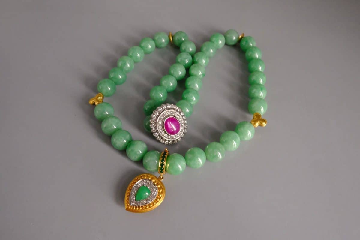 large jade bead necklace