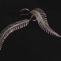Gem Gardener, Diamond Feather Earrings Long, diamond chandelier earrings, feather diamond dangle earrings, long diamond earrings for sale, diamond dangling earrings singapore, diamond earrings singapore